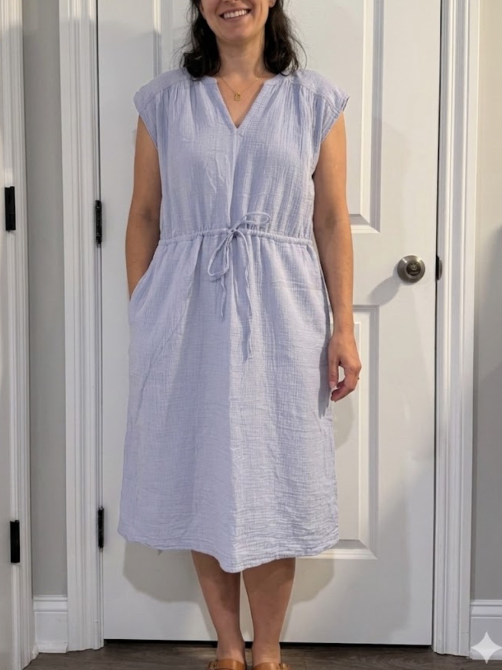 Pact 100% Organic Cotton Midi Dress
